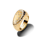 Pandora Essence Stone-Set Oval Domed Signet sormus, keltakullattu, 164671C01
