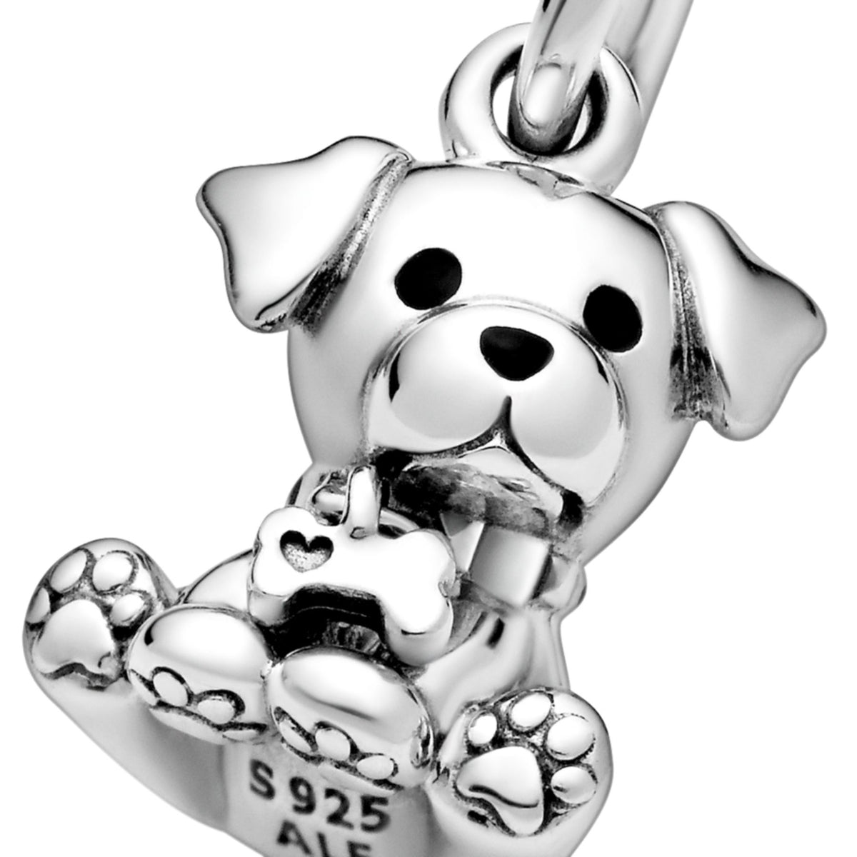 Pandora Labrador Puppy Dog hela, hopea, 798009EN16