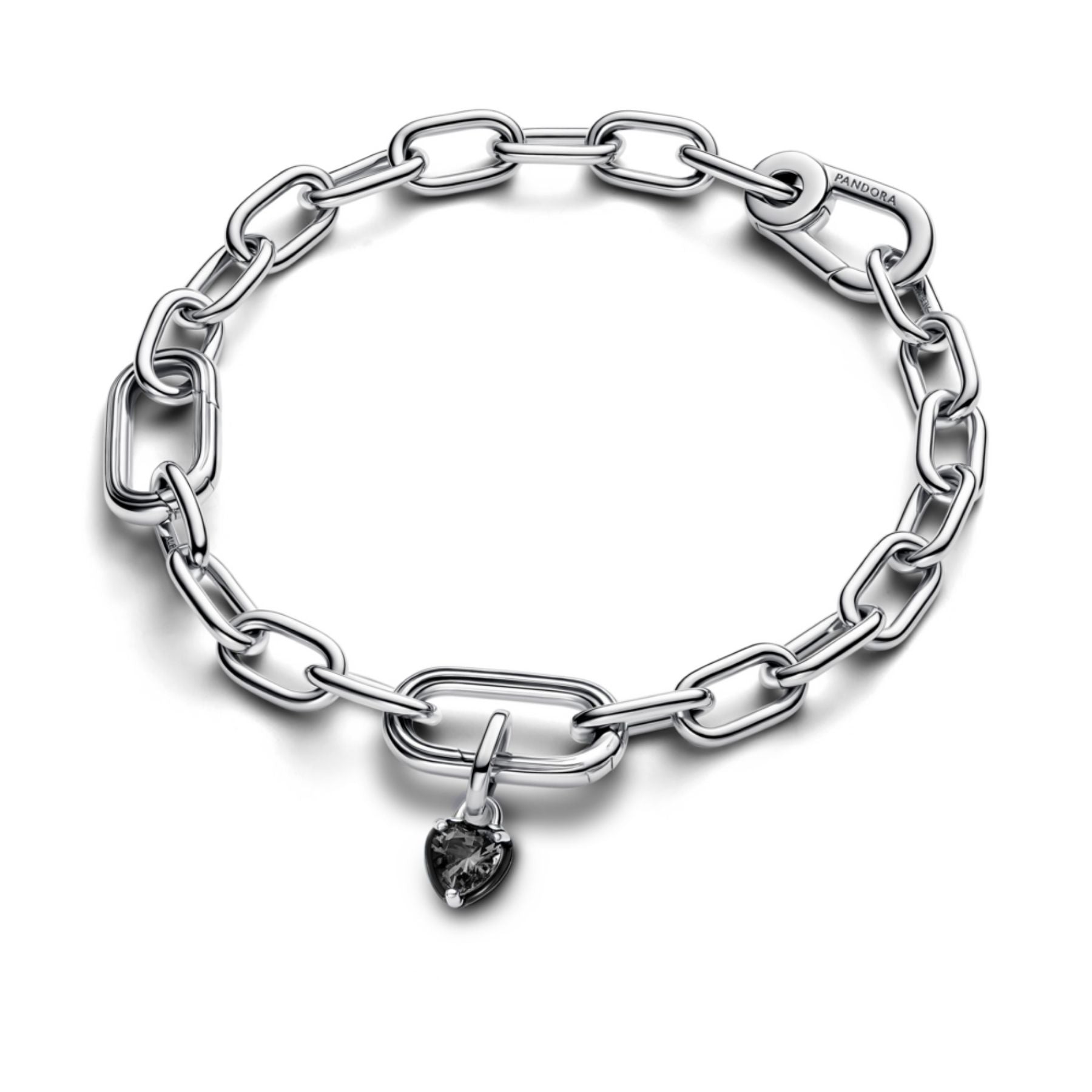 Pandora ME Black Chakra Heart Mini hela, hopea, 793042C01