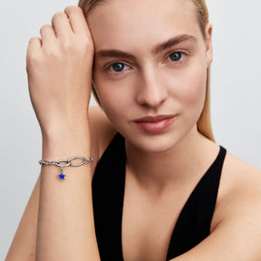 Pandora ME Blue Star Mini Dangle hela, hopeaa, 794613C01