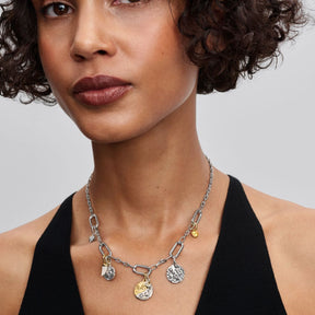 Pandora ME Cherry Blossom Medallion hela, hopea, 794085C01