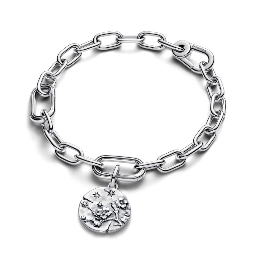 Pandora ME Cherry Blossom Medallion hela, hopea, 794085C01