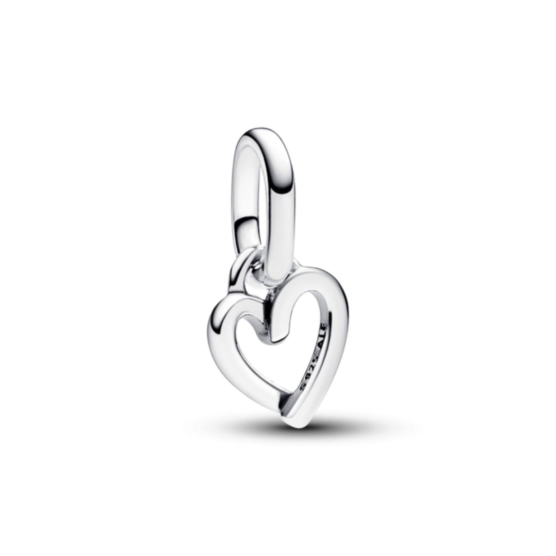 Pandora ME Freehand Heart Mini hela, hopea, 793048C00