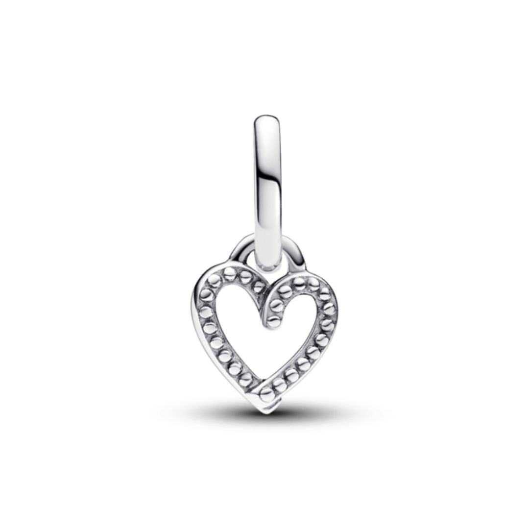 Pandora ME Freehand Heart Mini hela, hopea, 793048C00