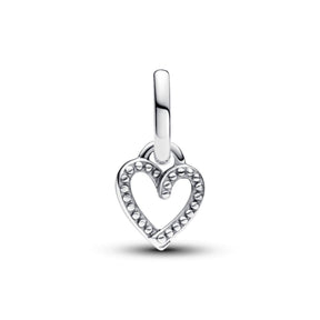 Pandora ME Freehand Heart Mini hela, hopea, 793048C00