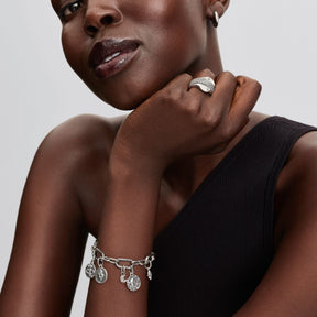 Pandora ME Heart Medallion hela, hopea, 793975C01