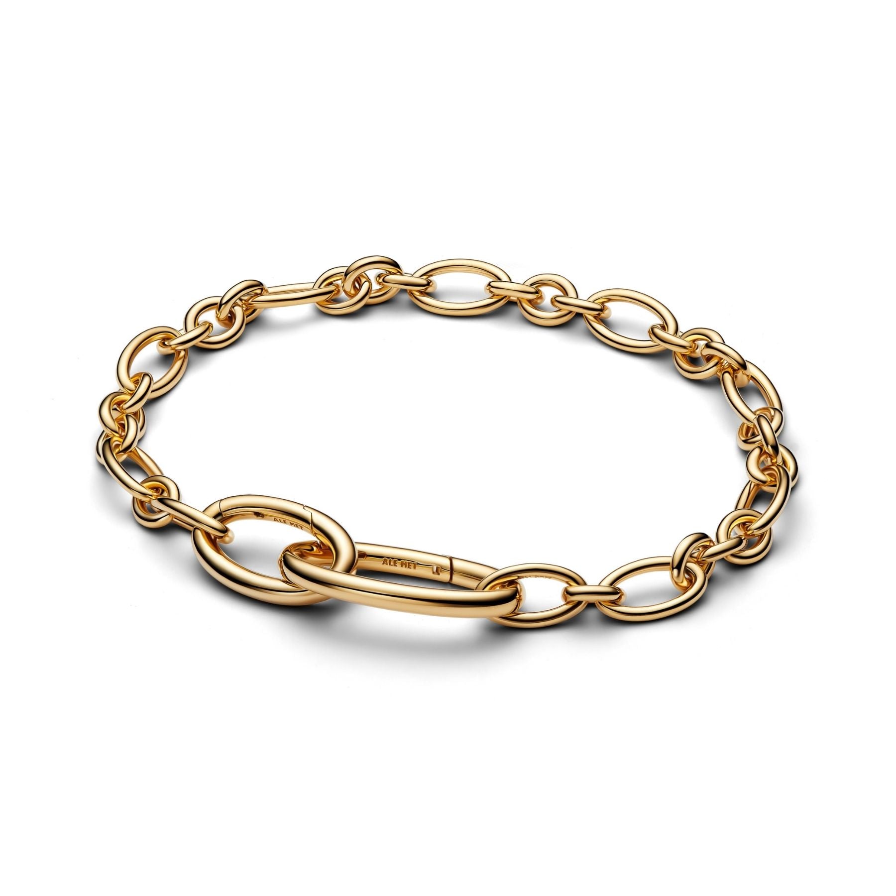 Pandora ME Openable Oval Link Chain rannekoru, kullattu, 564678C00