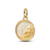 Pandora ME Pegasus Medallion hela, keltakullattu, 764090C01