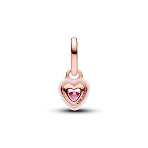 Pandora ME Pink Chakra Heart Mini hela, ruusukullattu, 783042C01
