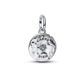 Pandora ME Skull Medallion hela, hopea, 794089C01