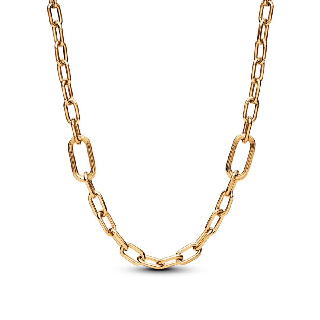 Pandora ME Small-Link Chain kaulakoru, keltakullattu, 369685C00-50