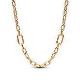 Pandora ME Small-Link Chain kaulakoru, keltakullattu, 369685C00-50