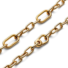 Pandora ME Small-Link Chain rannekoru, keltakullattu, 569662C00