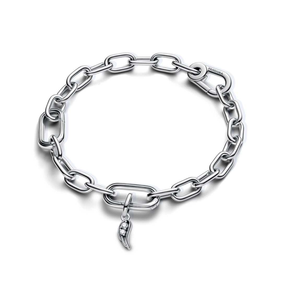 Pandora ME Sparkling Angel Wing Mini hela, hopea, 793041C01