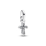 Pandora ME Sparkling Cross Mini hela, hopea, 793044C01