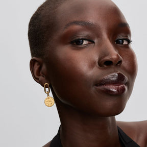 Pandora ME Swallow Medallion hela, keltakullattu, 764082C01