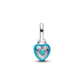 Pandora ME Turquoise-colored Heart Mini hela, hopea, 793827C01