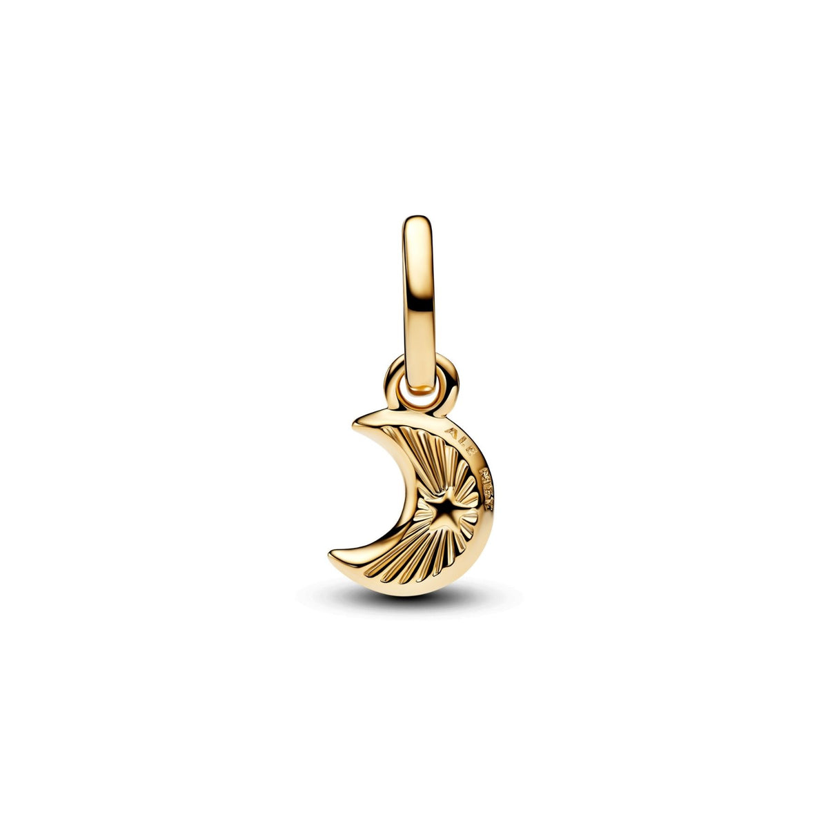 Pandora ME White Crescent Moon Mini hela, kullattu, 764614C01
