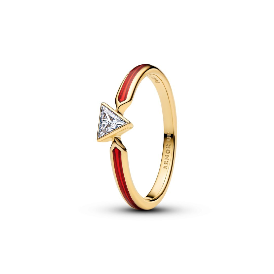 Pandora Marvel Iron Man sormus, keltakullattu, 164211C01