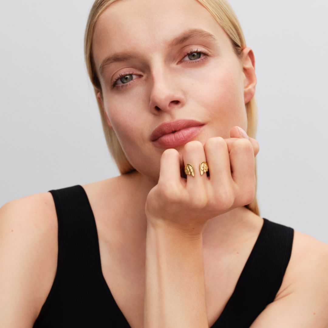 Pandora Marvel Thor Wings sormus, keltakullattu, 164222C00