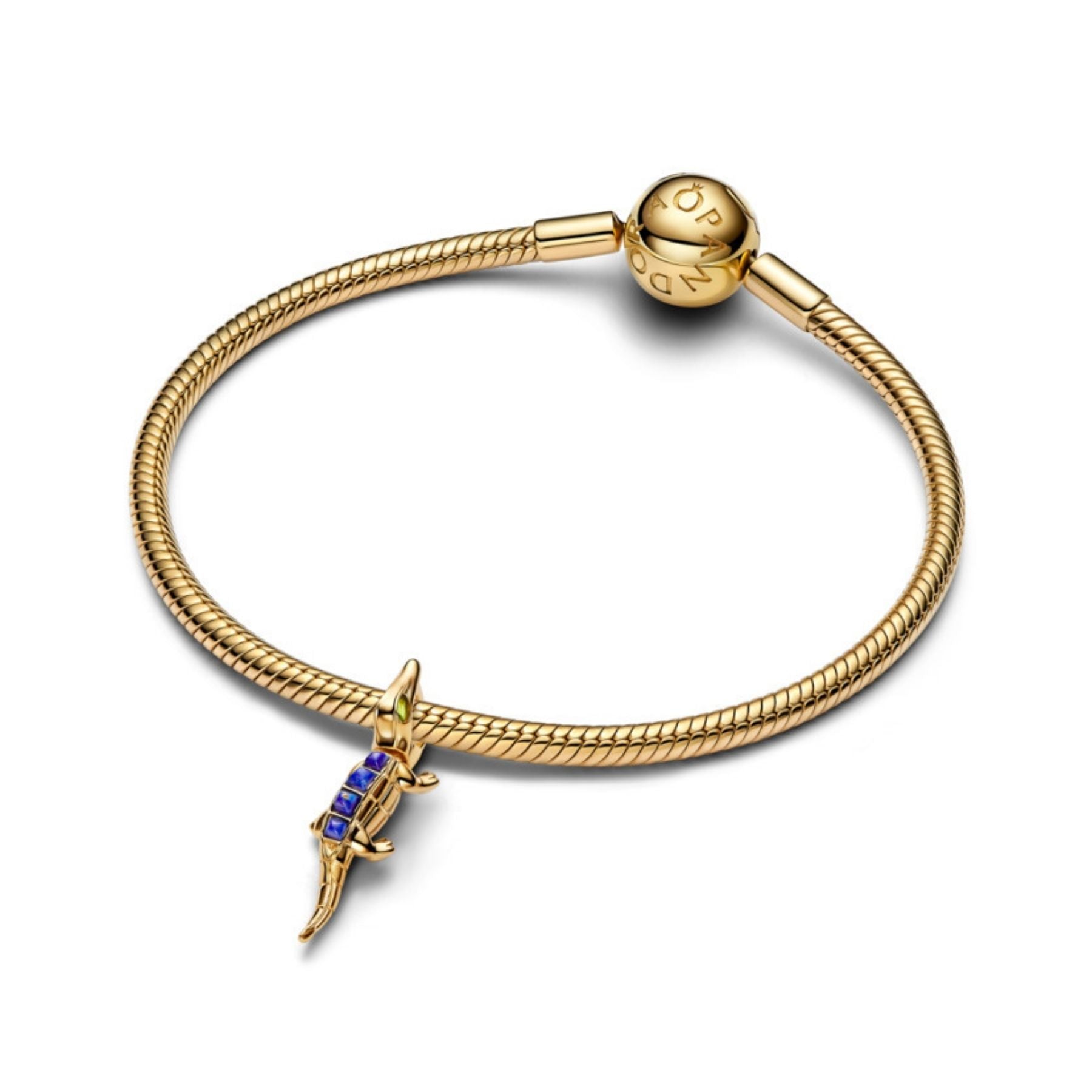 Pandora Moments Alligator hela, keltakullattu, 764624C01