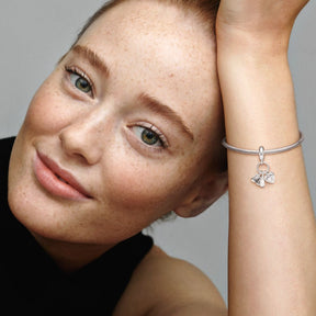 Pandora Moments Baby Bottle and Shoes hela, hopea, 798106CZ