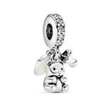 Pandora Moments Baby Teddy Bear hela, hopea, 792100CZ