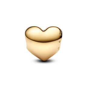 Pandora Moments Be Love Engravable Heart hela, keltakullattu, 763439C00