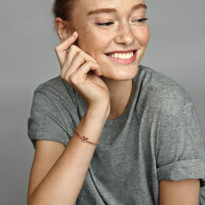 Pandora Moments Beaded Open Heart hela, ruusukullattu, 787516