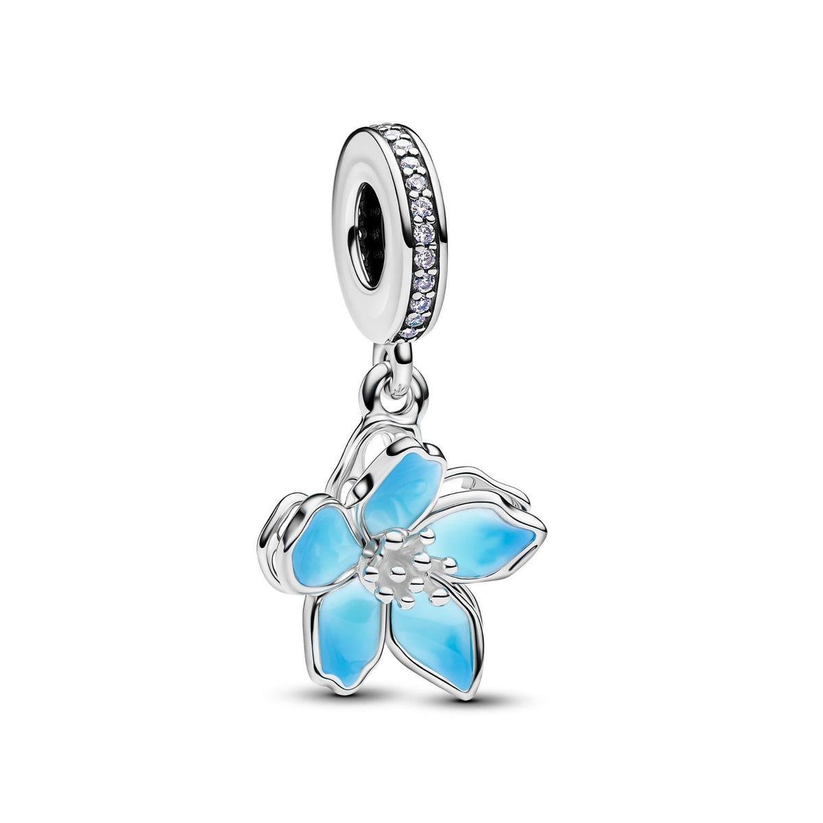 Pandora Moments Blue Blossom hela, hopea, 790667C02
