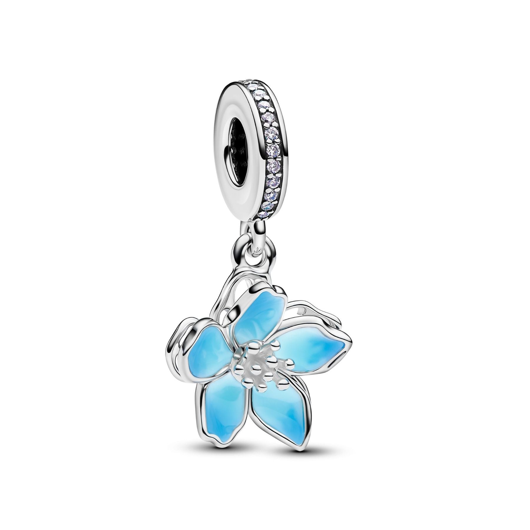 Pandora Moments Blue Blossom hela, hopea, 790667C02