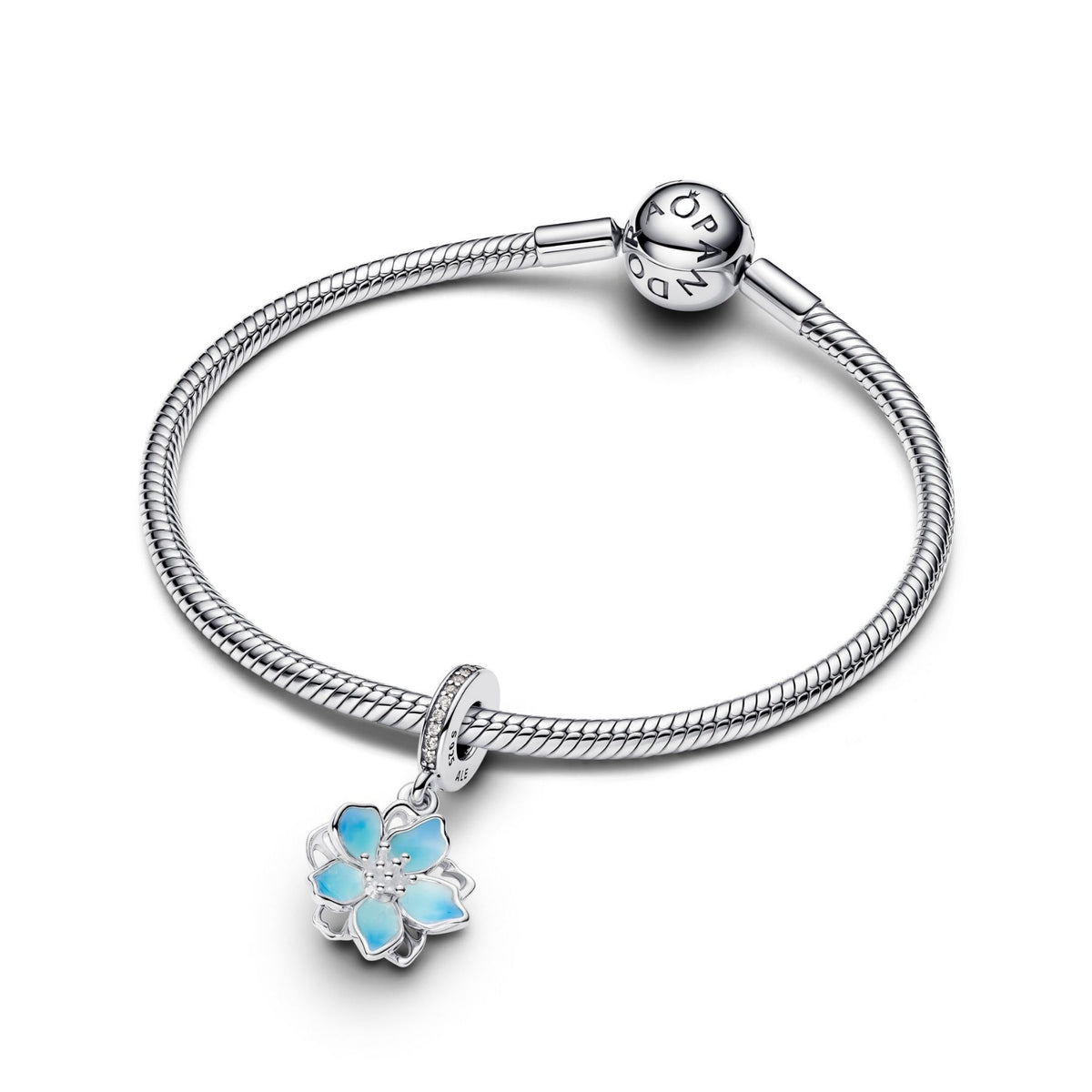 Pandora Moments Blue Blossom hela, hopea, 790667C02