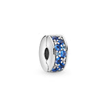 Pandora Moments Blue Pavé lukkopala, hopea, 791817NSBMX