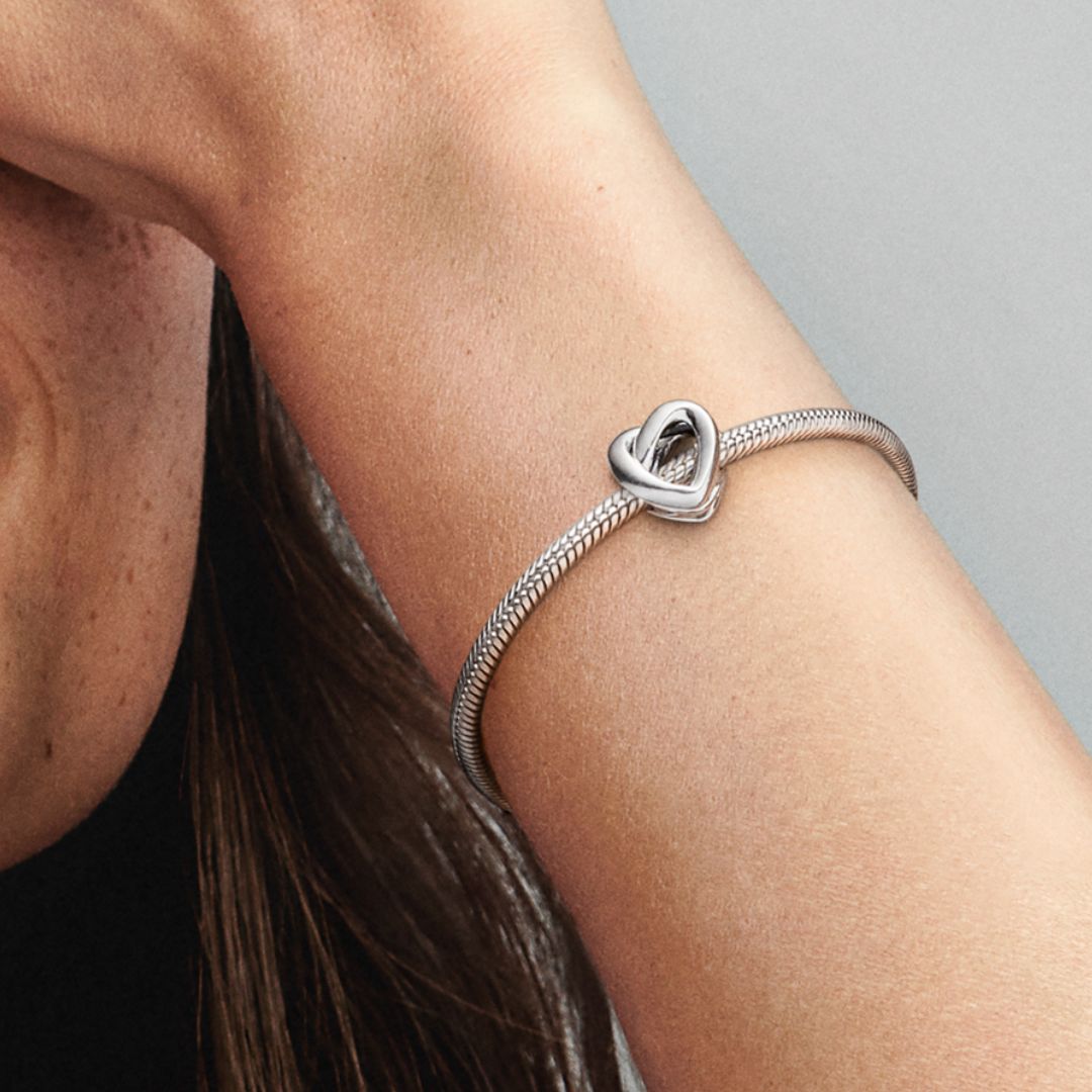 Pandora Moments Butterflies lukkopala, hopea, 797863ENMX