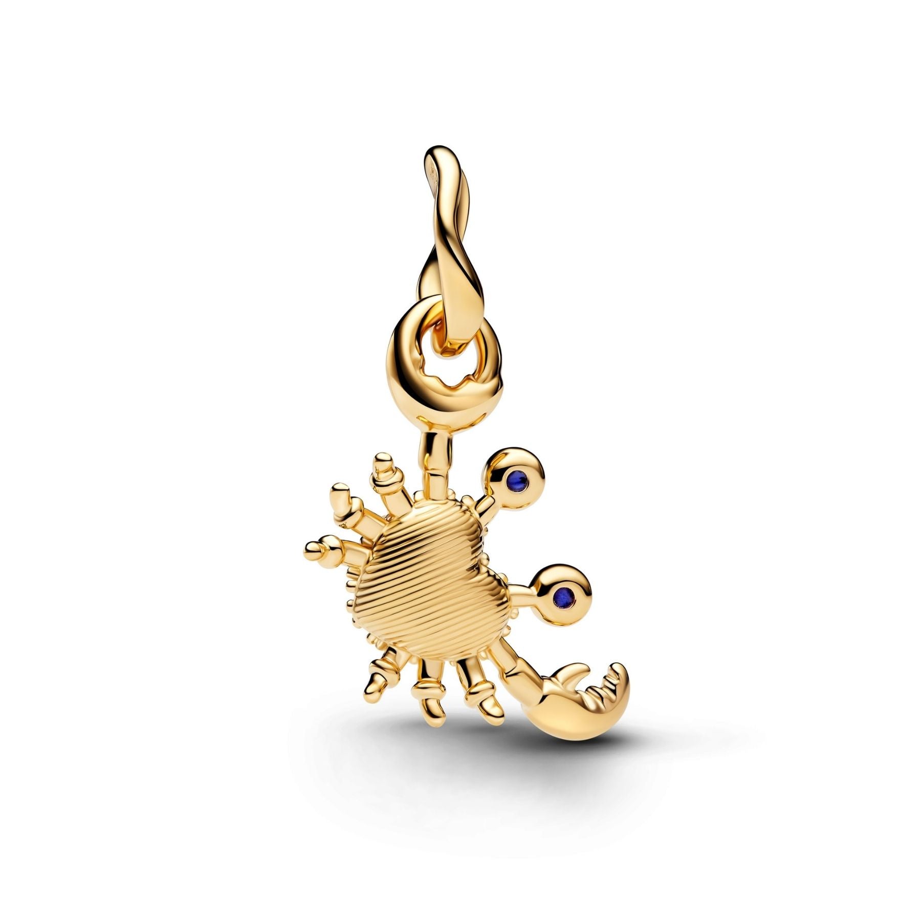 Pandora Moments Crab hela, keltakullattu, 764684C01
