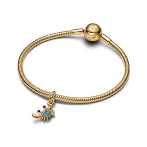 Pandora Moments Crab hela, keltakullattu, 764684C01