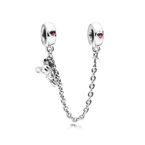 Pandora Moments Disney Climbing Mickey Mouse Safety Chain hela, hopea, 797173CZR