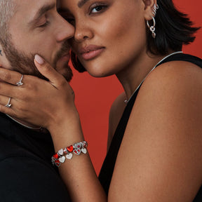 Pandora Moments Engravable Heart Tag hela, hopea, 798761C01