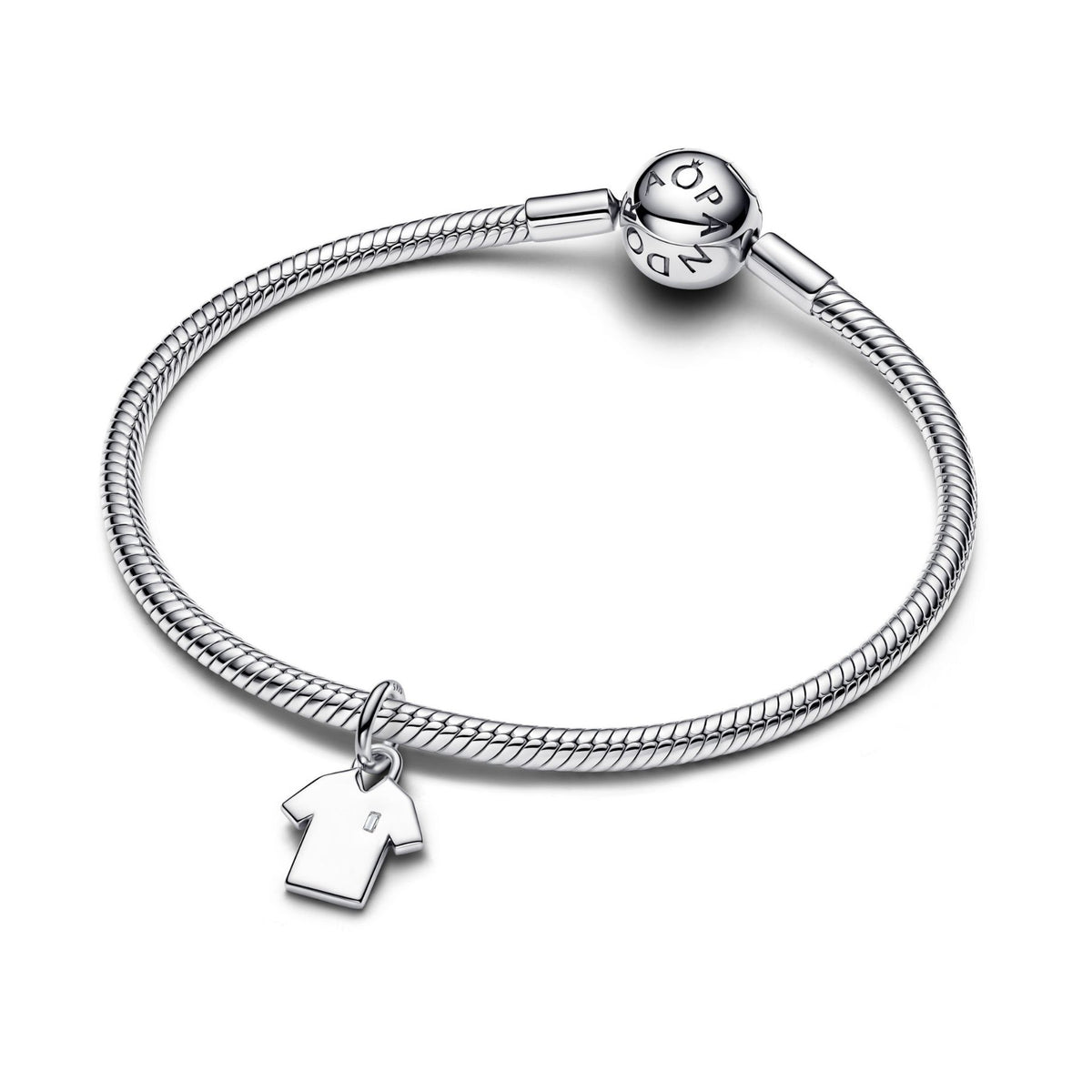 Pandora Moments Engravable Soccer Shirt hela, hopeaa, 794708C01