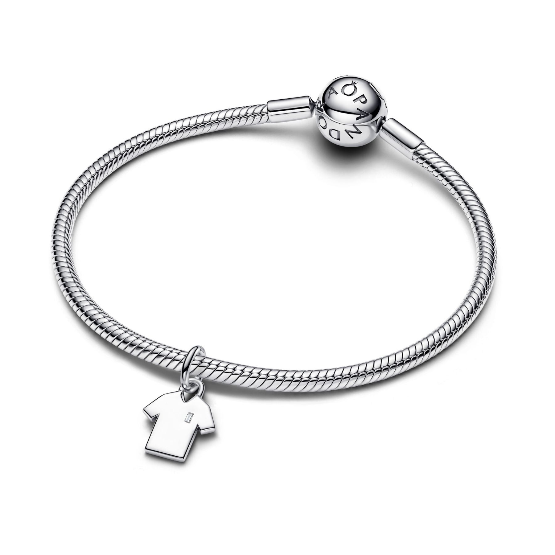 Pandora Moments Engravable Soccer Shirt hela, hopeaa, 794708C01