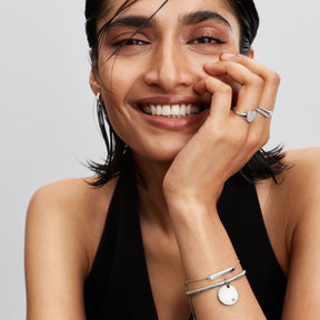 Pandora Moments Engravable sormus, hopea, 193986C00