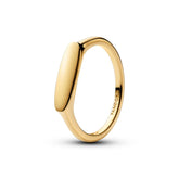 Pandora Moments Engravable sormus, keltakullattu, 163986C00