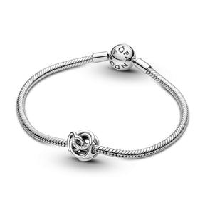 Pandora Moments Family Always Encircled Heart hela, hopea, 791507C00