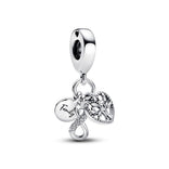 Pandora Moments Family Infinity Triple Dangle hela, hopea, 792201C01