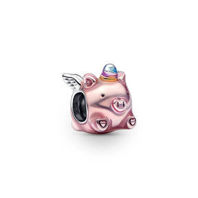 Pandora Moments Flying Unicorn Pig hela, hopea, 792573C01