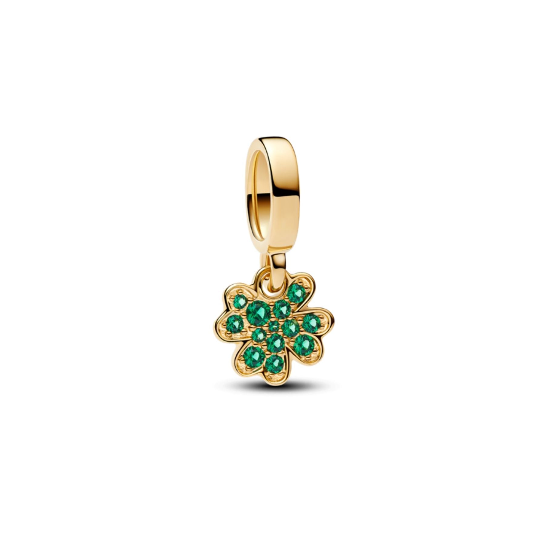 Pandora Moments Four Leaf Clover hela, keltakullattu, 762751C01
