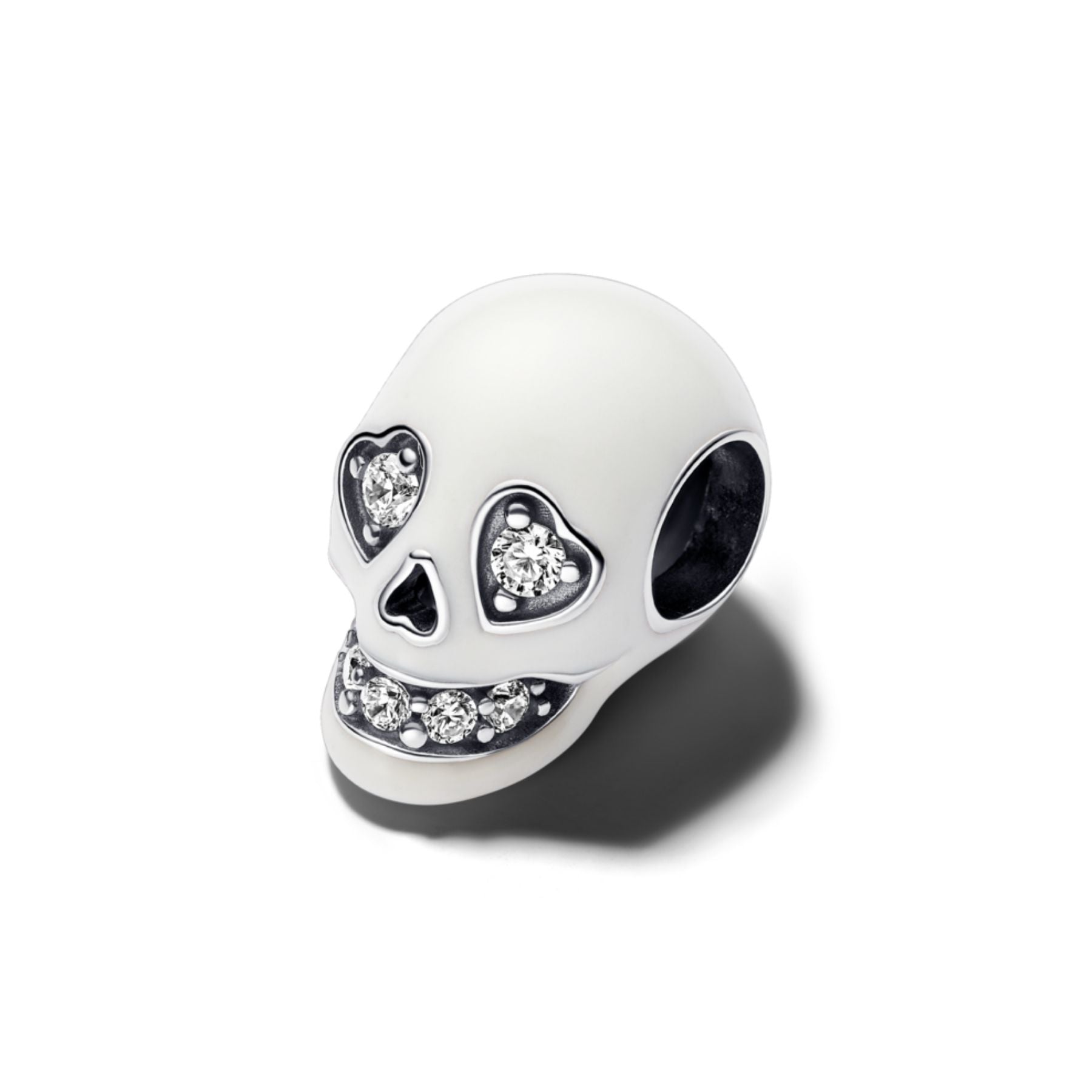 Pandora Moments Glow-in-the-dark Sparkling Skull hela, hopea, 792811C01