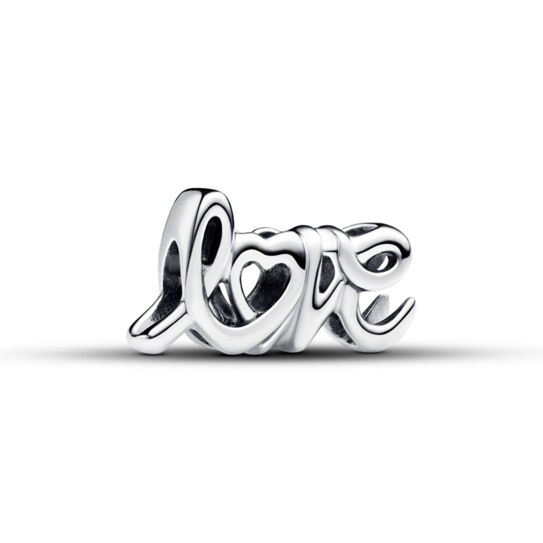 Pandora Moments Handwritten Love hela, hopea, 793055C00
