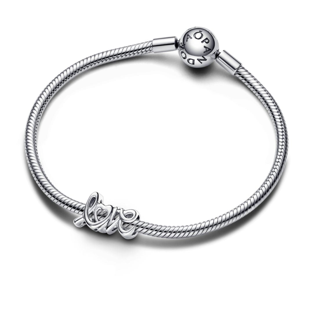 Pandora Moments Handwritten Love hela, hopea, 793055C00