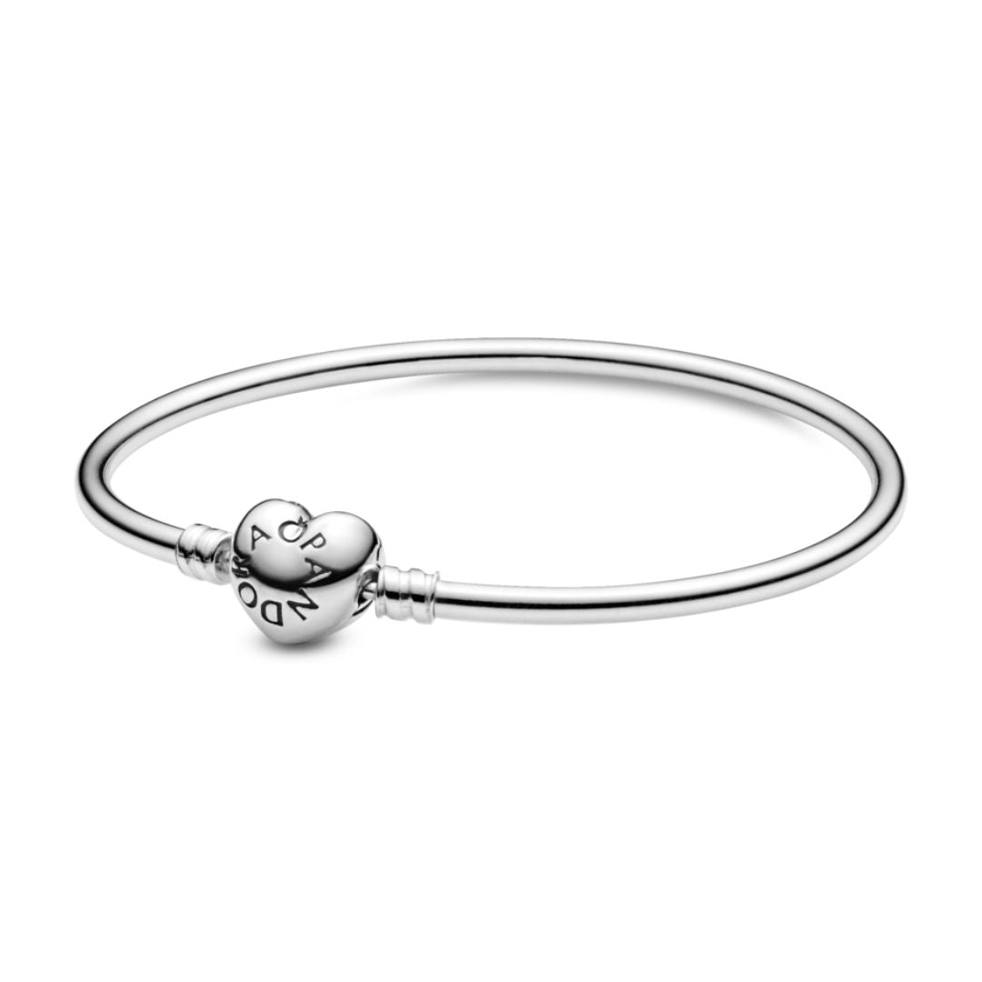 Pandora Moments Heart Clasp rannerengas, hopea, 596268